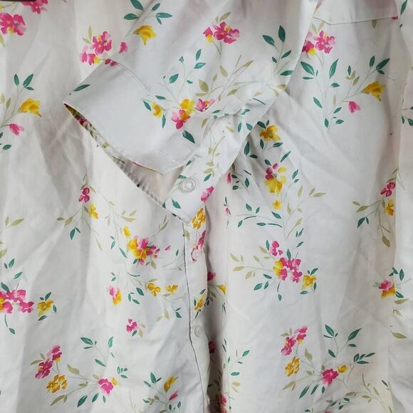 Lands' End Size 18 Button Front Blouse - Picture 3 of 8